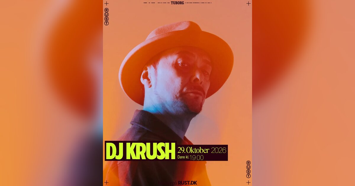 DJ Krush live. Copenhagen, 29.10.2026