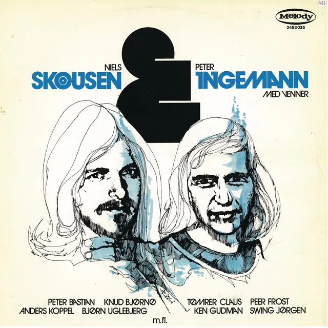 Peter Ingemann, Henrik Strube, Peer Frost, Hans Fagt og jens Hack — Drop Inn, København