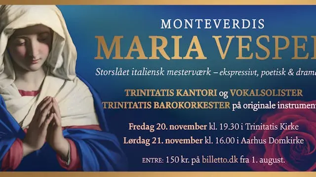Monteverdis Mariavesper — Trinitatis Kirke, København