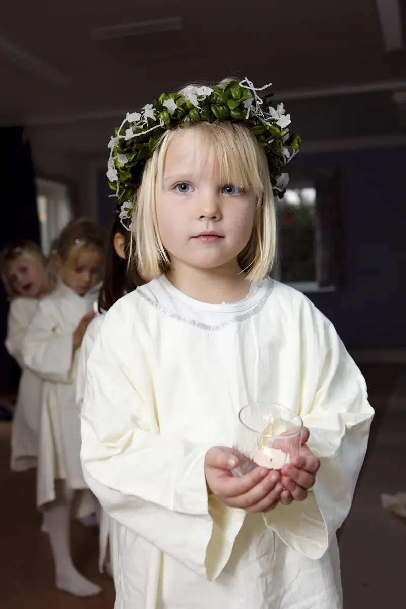 Luciaoptog — Hvidovre Hovedbibliotek, Hvidovre