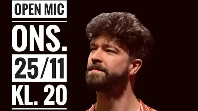 Open Mic Comedy at 28 Live in Roskilde (18+) - Hosted by Mikkel Bech — 28 Live, Roskilde