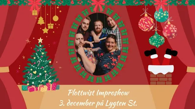 Plottwist Impro Comedy / Juleshow-how-how — Lygten Station, København