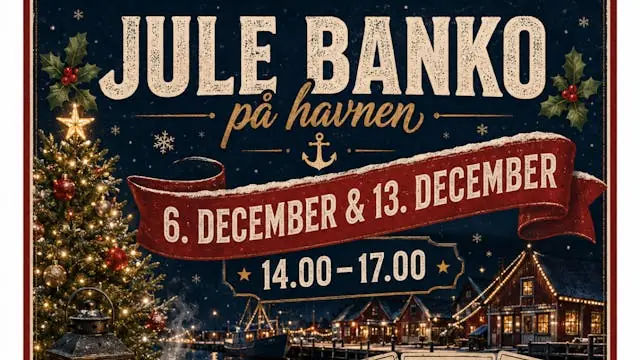 Weihnachtsbingo im Hafen — Kastrup Havn, Kastrup