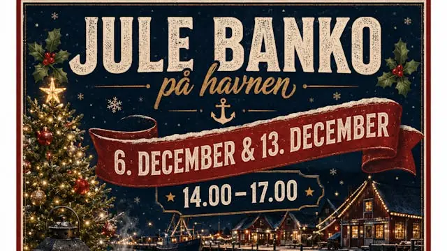 Weihnachtsbingo im Hafen — Restaurant Kastrup strandpark, Kastrup
