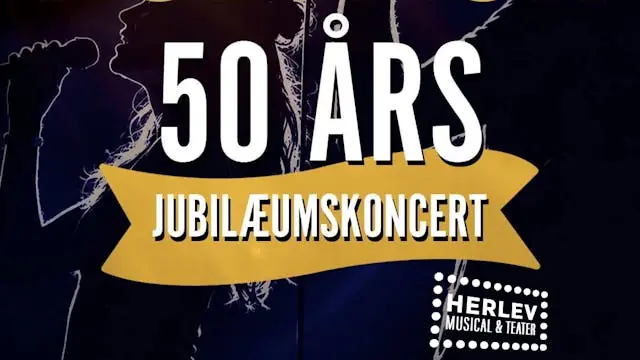 50 ÅRS JUBILÆUNSKONCERT — Herlev TeaterBio, Herlev