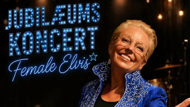 Female Elvis - 10 års jubilæumskoncert — Kulturcaféen i Helsinge, Helsinge