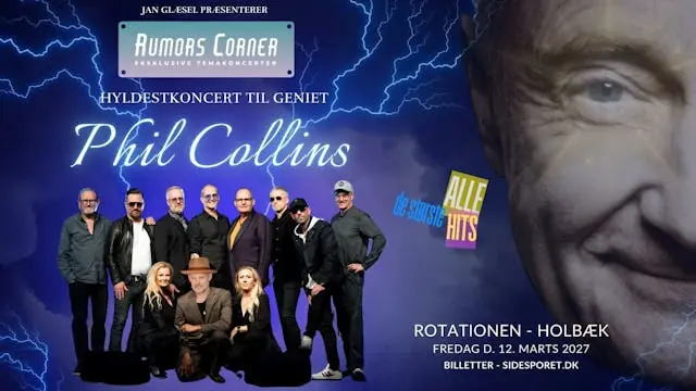Jan Glæsel og Rumers Corner hylder Phil Collins — Rotationen, Holbæk