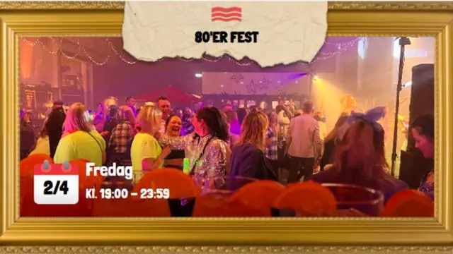 80s Party — Værftets Madmarked, Helsingør
