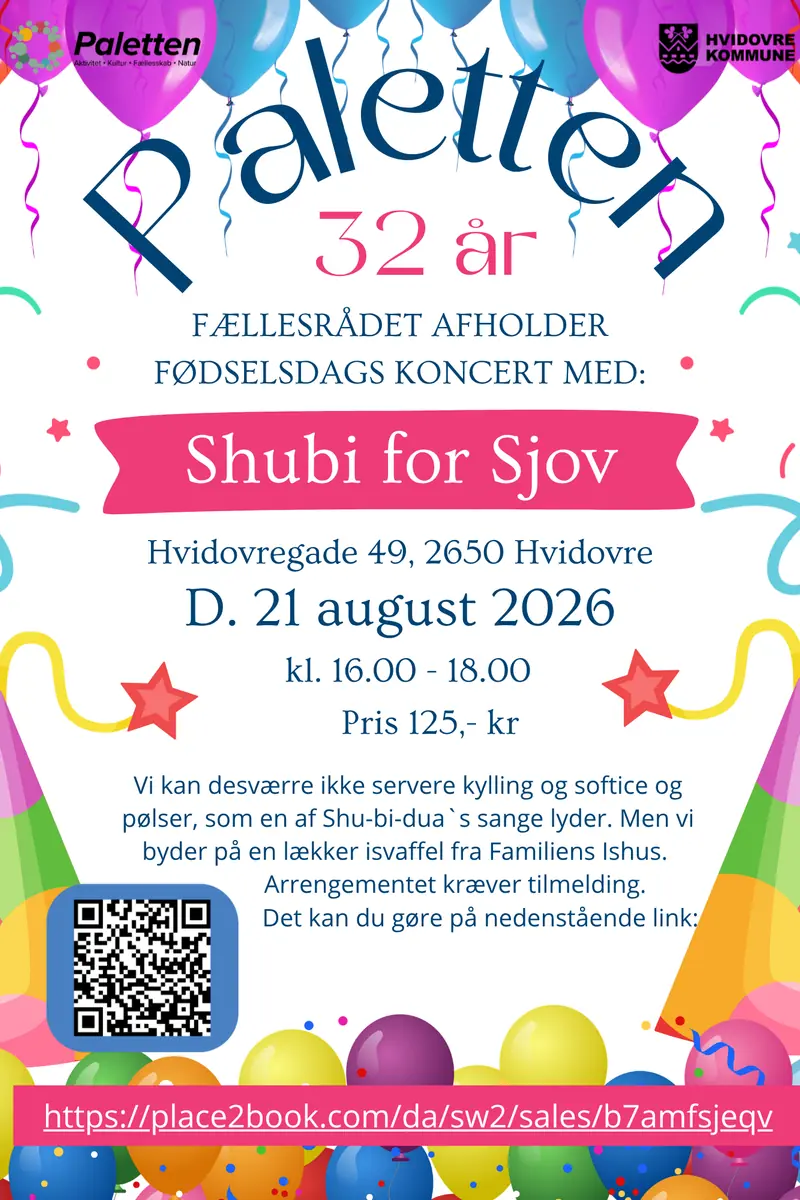 Palettens fødselsdag 2026 — Paletten, Hvidovre