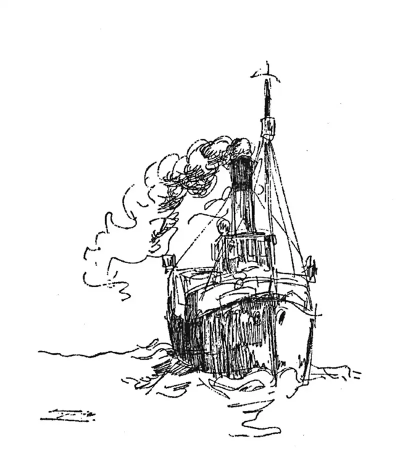 Lørdag på Roskilde Fjord — Den Sorte Mole, Freederikssund
