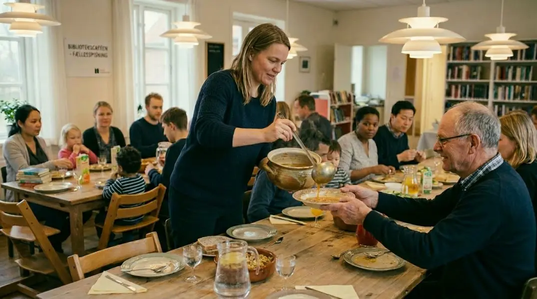 Fællesspisning med Den Grønne Pause — Svendborg Bibliotek, Svendborg