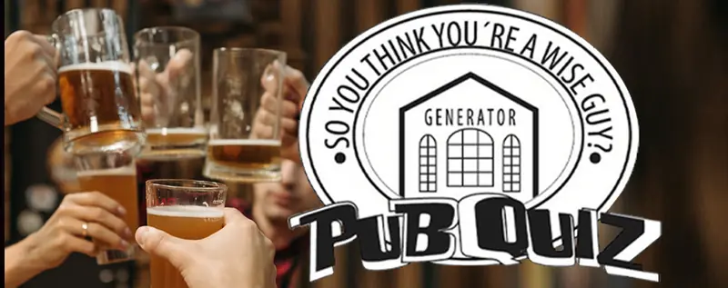 Pub Quiz - 7/9 + 5/10 + 2/11 — Spillestedet Generator, Ringkøbing