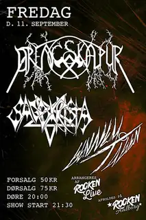 Konzert im Rocken: Gennem Tågen (DK) + Drengskapur (DE) + Sadokrista (DK)