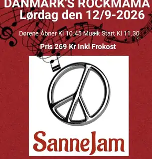 Sanne Jam - en hyldest til Dk´s Rockmama inkl. frokost