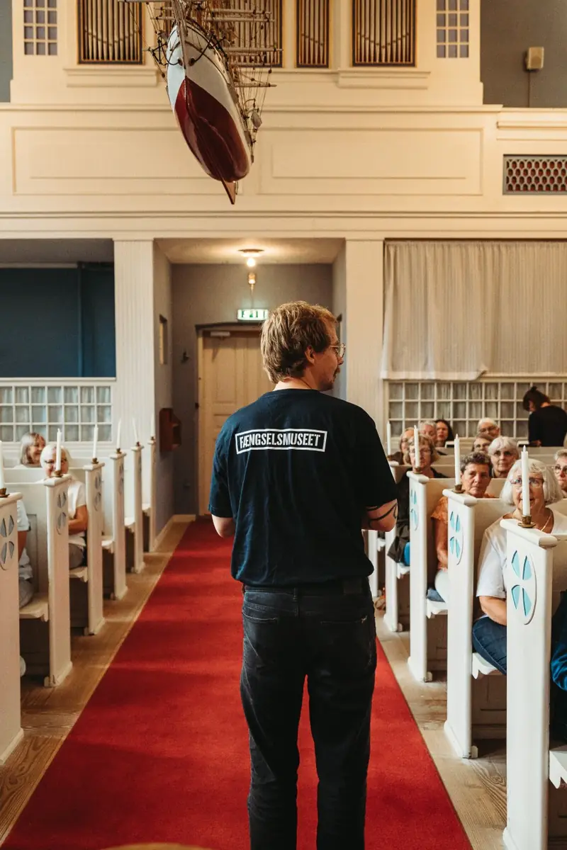 Fællessang i FÆNGSELSMUSEET: Det musikalske liv i fængslet — Kirken i FÆNGSELSMUSEET, Horsens