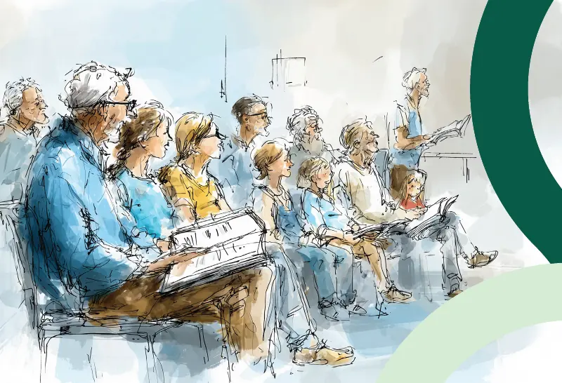 Frivillig hyldest — Hedensted Centret, Hedensted