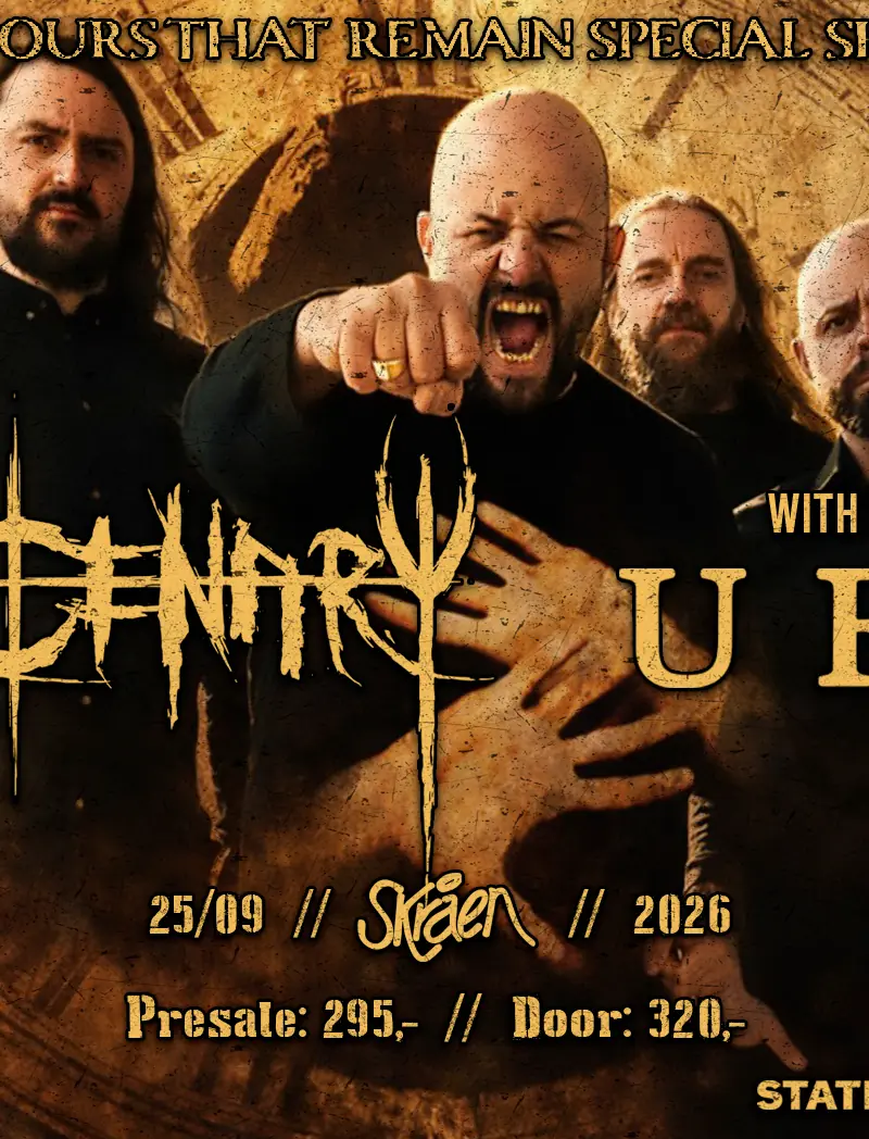 ARM concert: Mercenary & URNE (UK) — Skråen, Aalborg