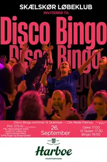 Disco Bingo - 26 September - Det Røde Pakhus Skælskør