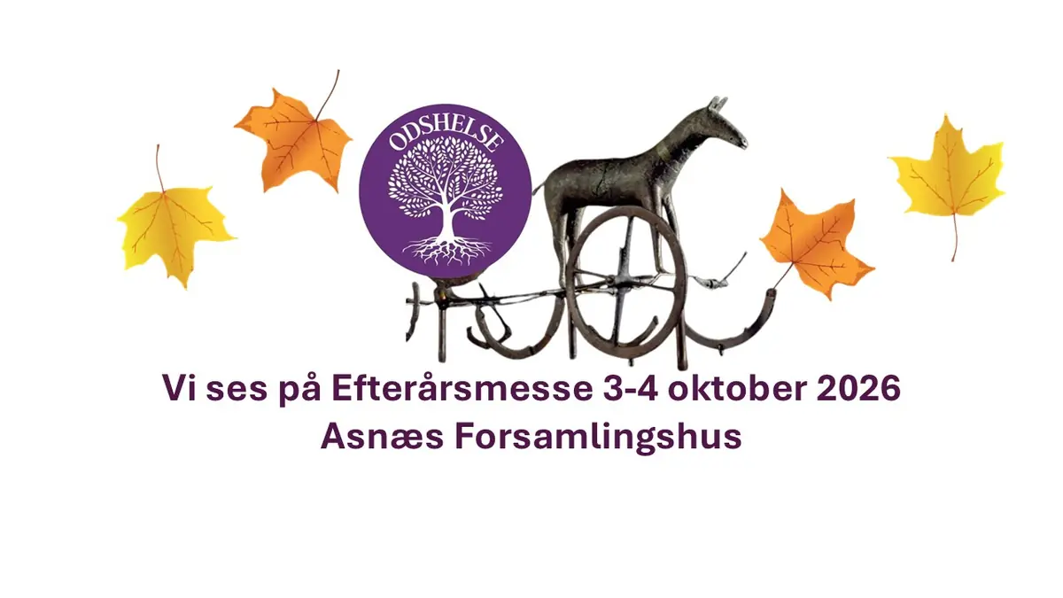 Odshelse Efterårsmesse 3. og 4. Oktober 2026 — Asnæs Forsamlingshus, Asnæs
