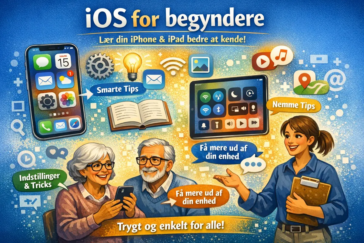 Biblioteksklubbens cafeaftener: IPhone og IPad for begyndere — Kalundborg Bibliotek og Borgerservice, Kalundborg