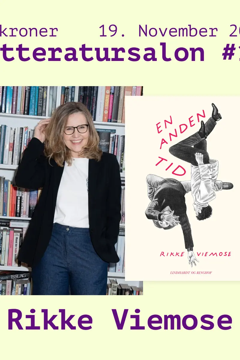 Literature Salon - Rikke Viemose — Åhusenes Fælleshus, Roskilde