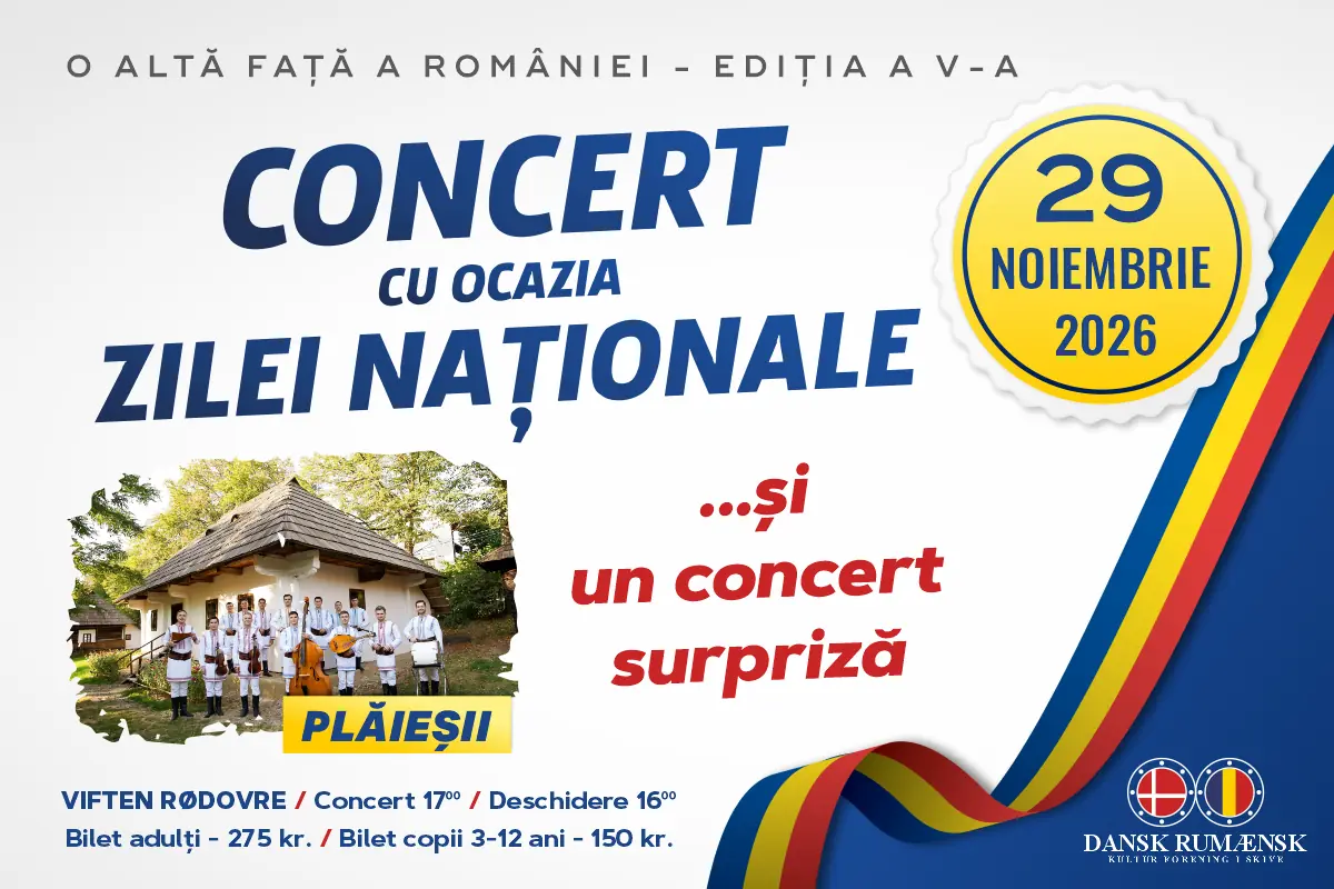 Concert cu ocazia zilei Naționale a României — Viften Rødovre, Rødovre