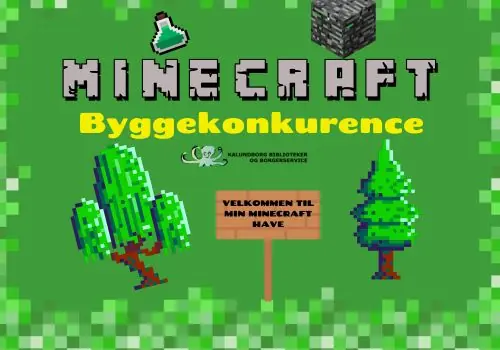 Efterårsferie - Minecraft byggekonkurrence: Byg den flotteste have/park — Kalundborg Bibliotek og Borgerservice, Kalundborg