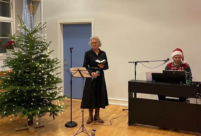 Julefællesspisning m/ julesang og musik — Ubby Bibliotek, Jerslev Sjælland