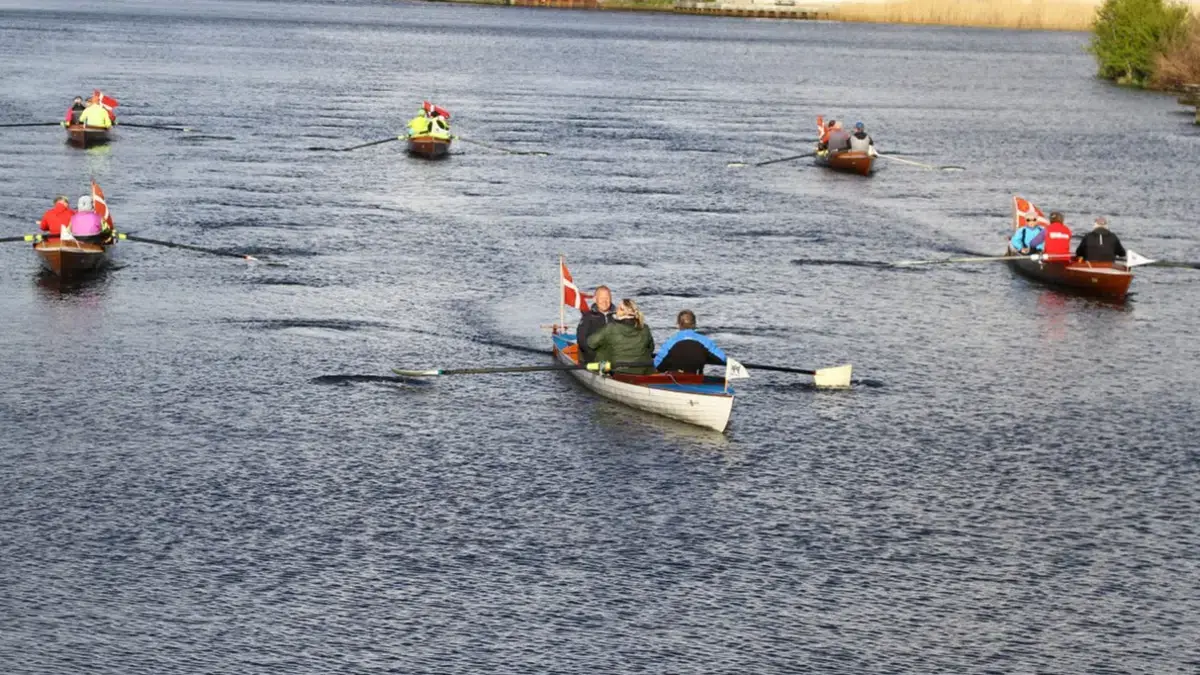 Rowing tour in the blue-green — Randers