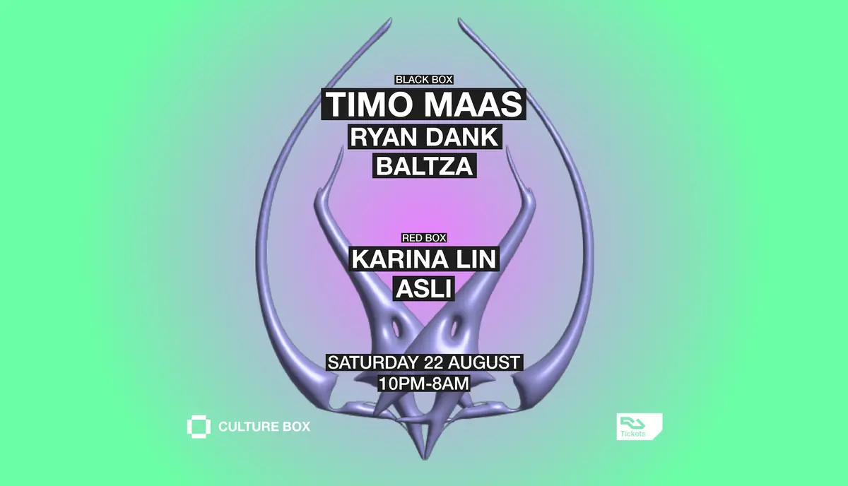Timo Maas / Ryan Dank / Baltza / Karina Lin / ASLI — Culture Box, Copenhagen