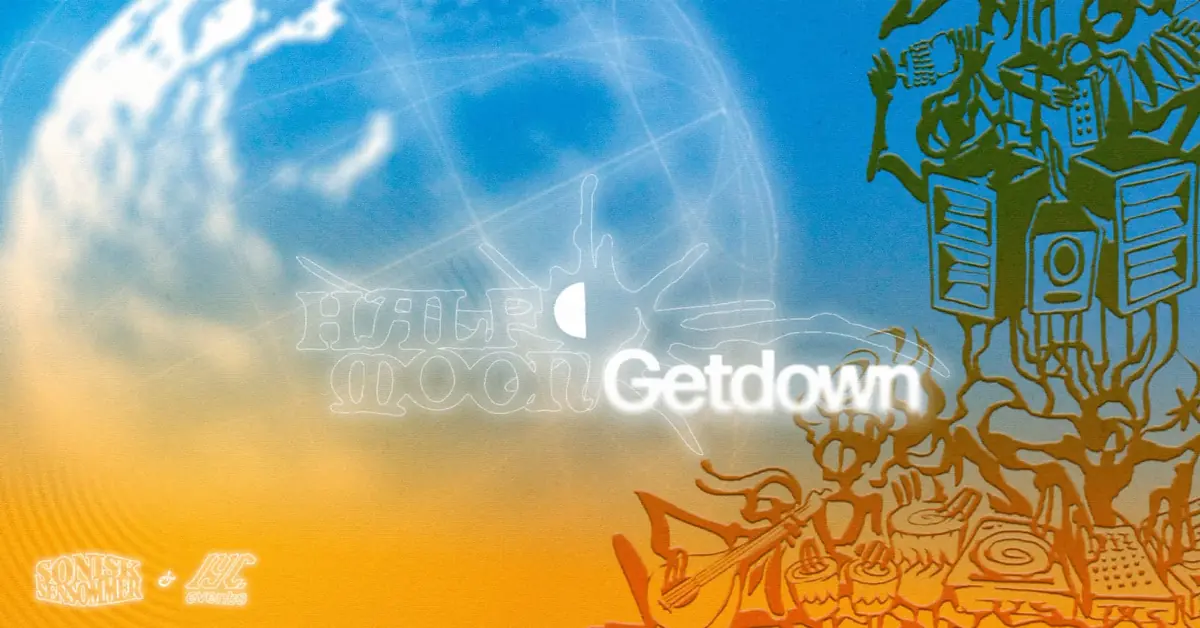 Half Moon Getdown: Love Your Connections x Sonisk Sensommer — turkis, Aarhus