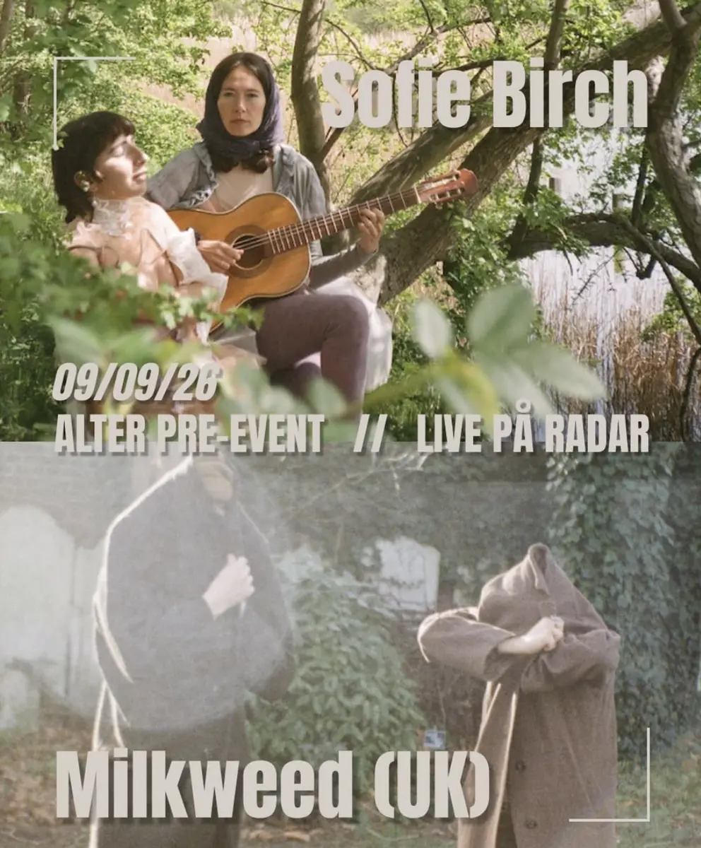 Alter Pre-event // Radar — Radar, Aarhus