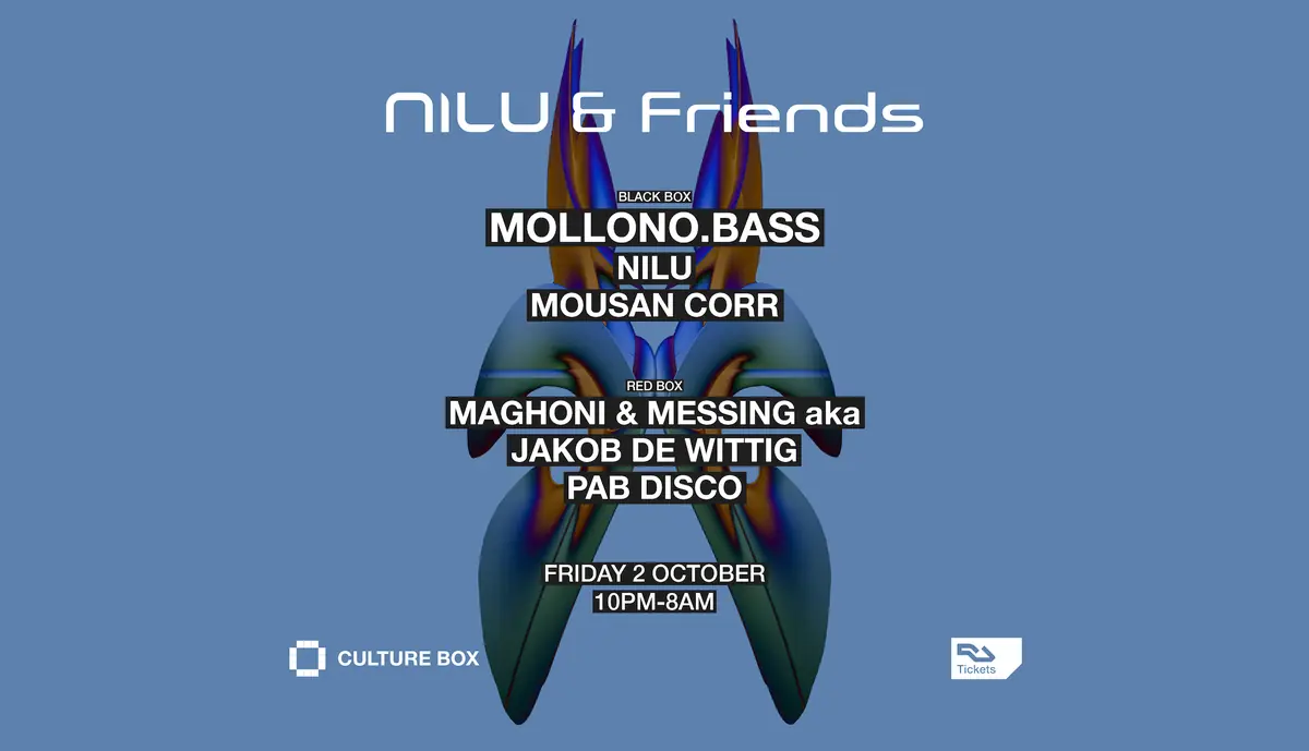 NILU & Friends: Mollono.Bass / NILU / Mousan Corr / Maghoni & Messing — Culture Box, København