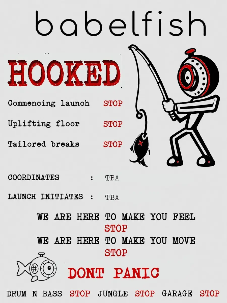HOOKED - Babelfish Launch Party — H15 Cafeteria, Bar, Studio & Scene, Copenhagen