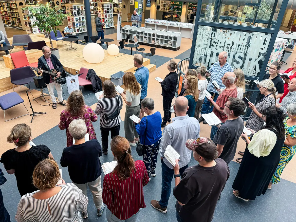 Morgensang på biblioteket — 1. Hovedbiblioteket, Randers