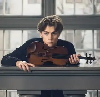 Michael Germer violin og Valdemar Wenzel Most klaver. Lindegårdskoncert
