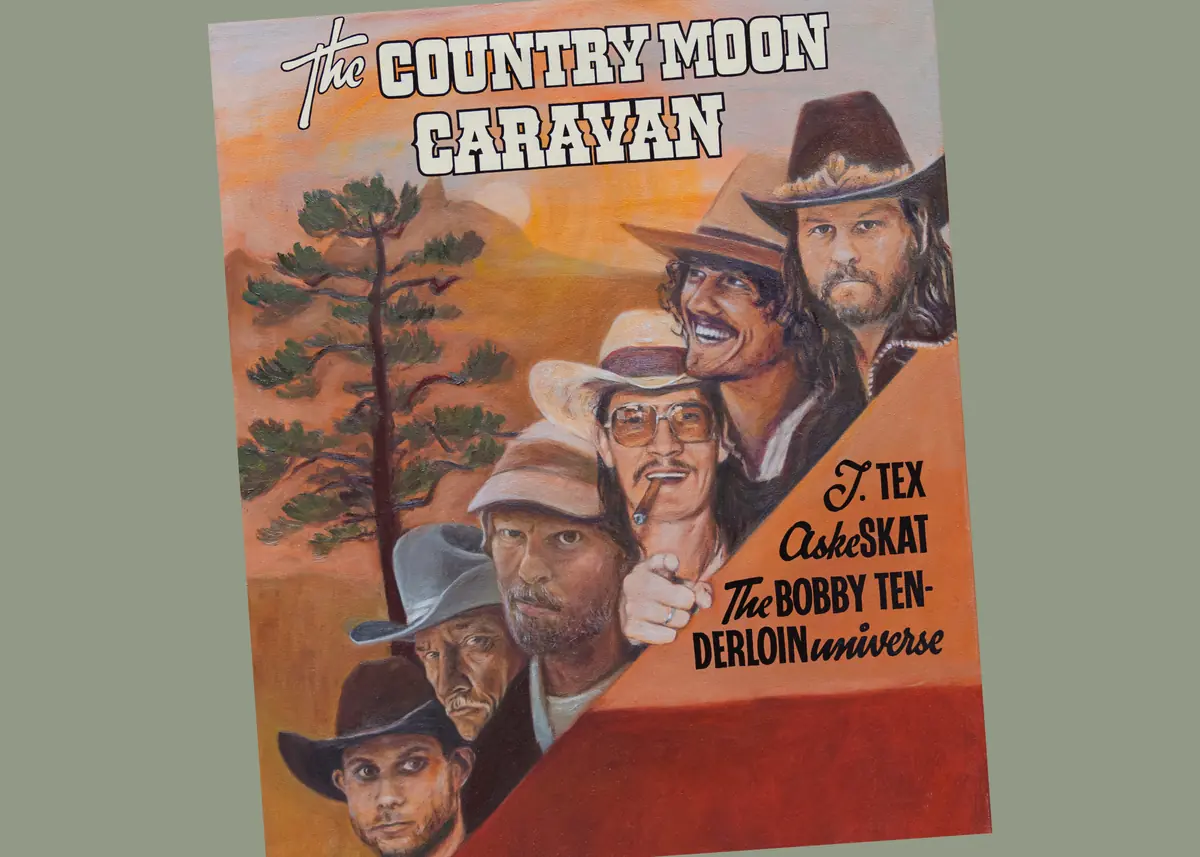 The Country Moon Caravan – koncert — Tønder Kulturhus, Tønder