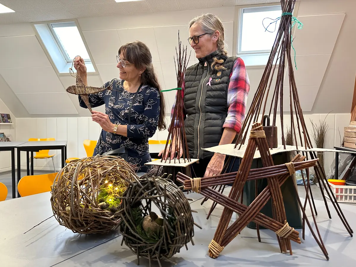 Workshop med pileflet til jul — 2. Dronningborg Bibliotek, Randers