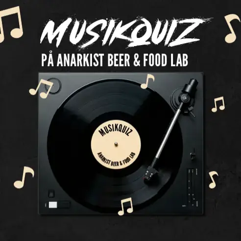 Музыкальная викторина — Anarkist | BEER & FOOD LAB, Оденсе