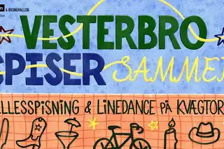Vesterbro spiser sammen - fællesspisning & linedance på Kvægtorvet