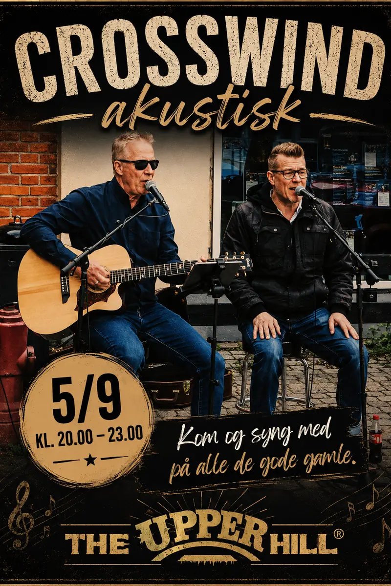 Crosswind akustisk — The Upper Hill, Slagelse
