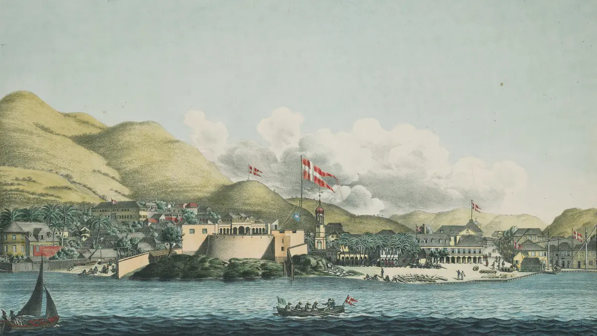 Dansk Vestindien før og nu — Borup Bibliotek, Borup