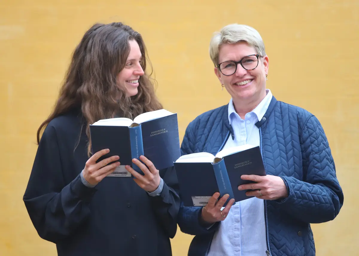 Fælles morgensang i Borup — Borup Bibliotek, Borup