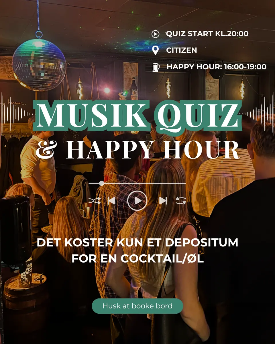 Music Quiz — Citizen Comedy Club, København