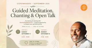 Satsang in Copenhagen - Guided Meditation, Chanting & Open Talk - Sep 13 & 14