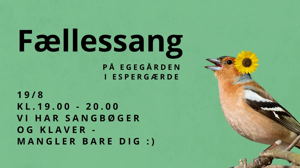 Fællessang med Julie — Egegården, Espergærde