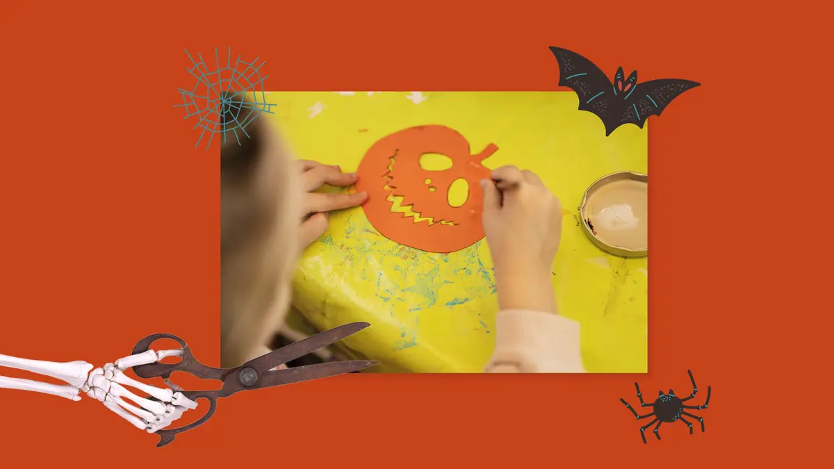 Halloweenværksted — Herfølge Bibliotek, Herfølge