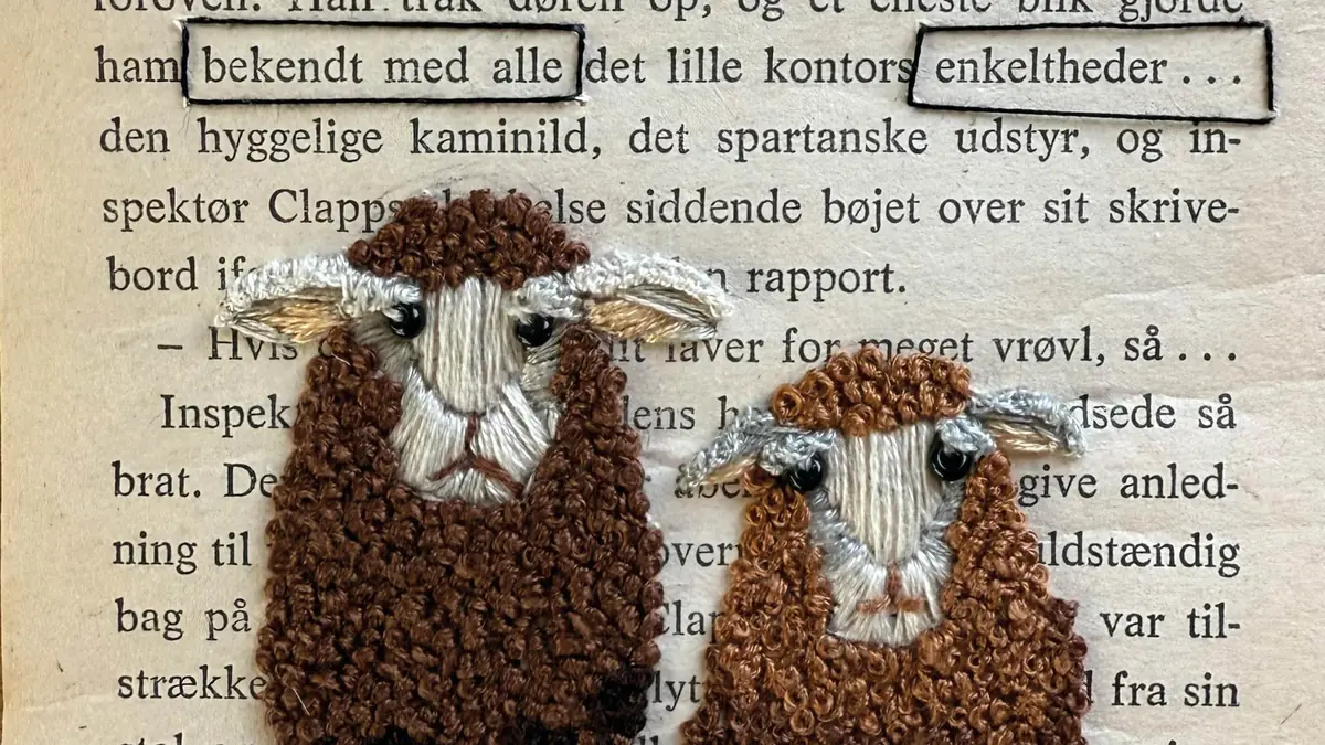 Embroider a Book — Køge Bibliotek, Køge