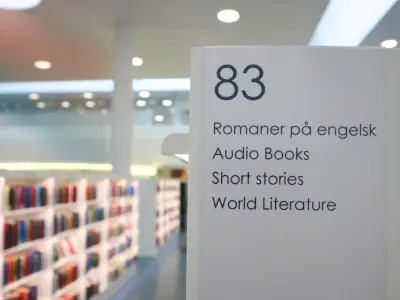 English Café — Gentofte Hovedbibliotek, Hellerup