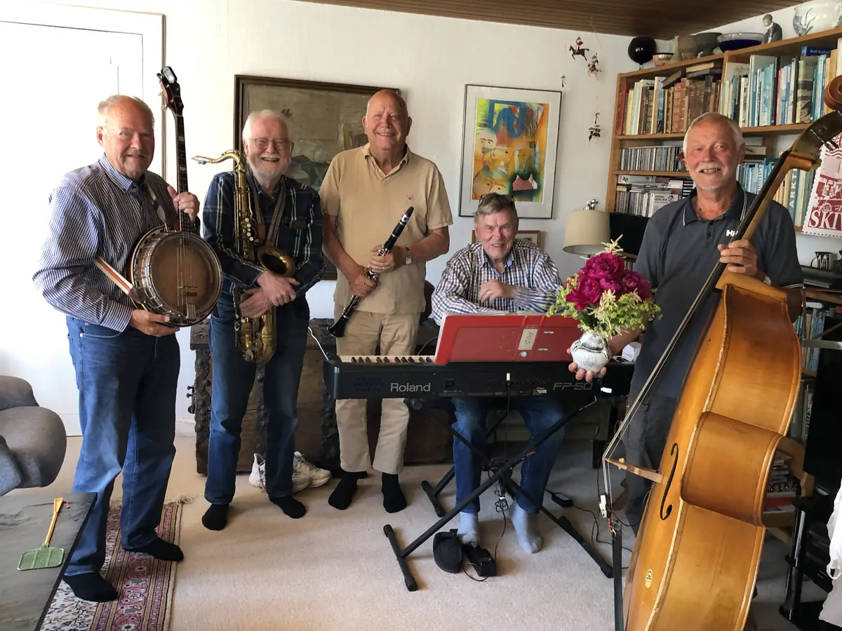 Jazz Matiné med Hot Stompers og venner — Hovedbiblioteket, Skive